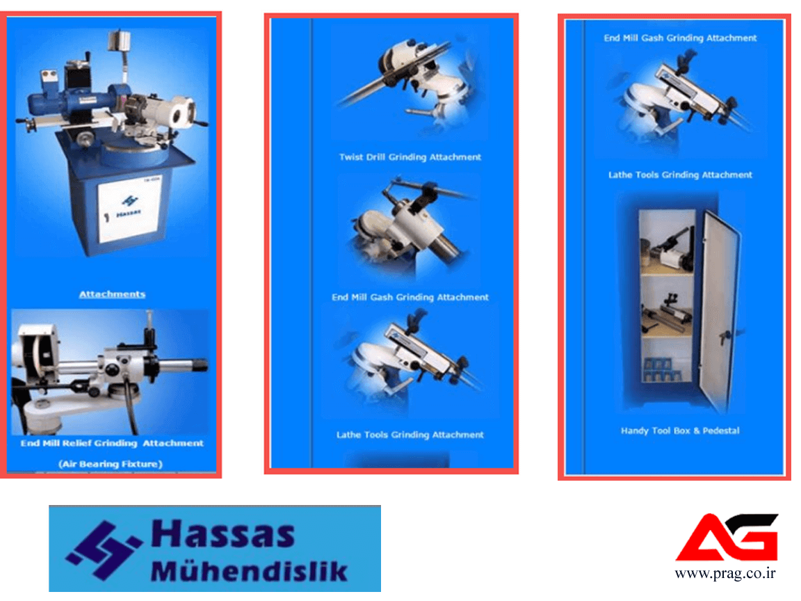 کمپانی Hassas(حسساس) تولید ماشین های سنگ زنی