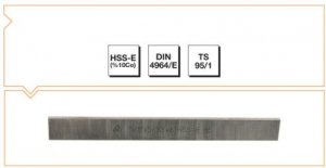 HSS-Co10 Din 4964/E Trapezoidal Tool Bits - Inch