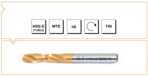HSS-Co8 MTE Norm Spot Weld Drills - Long - TiN