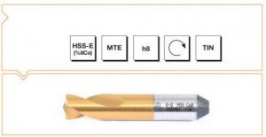 HSS-Co8 MTE Norm Spot Weld Drills - Short (SpotleVario Drills) - TiN