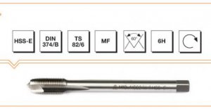 HSS-E Din 374/B Machine Taps with Straight Flute - Metric Fine Thread
